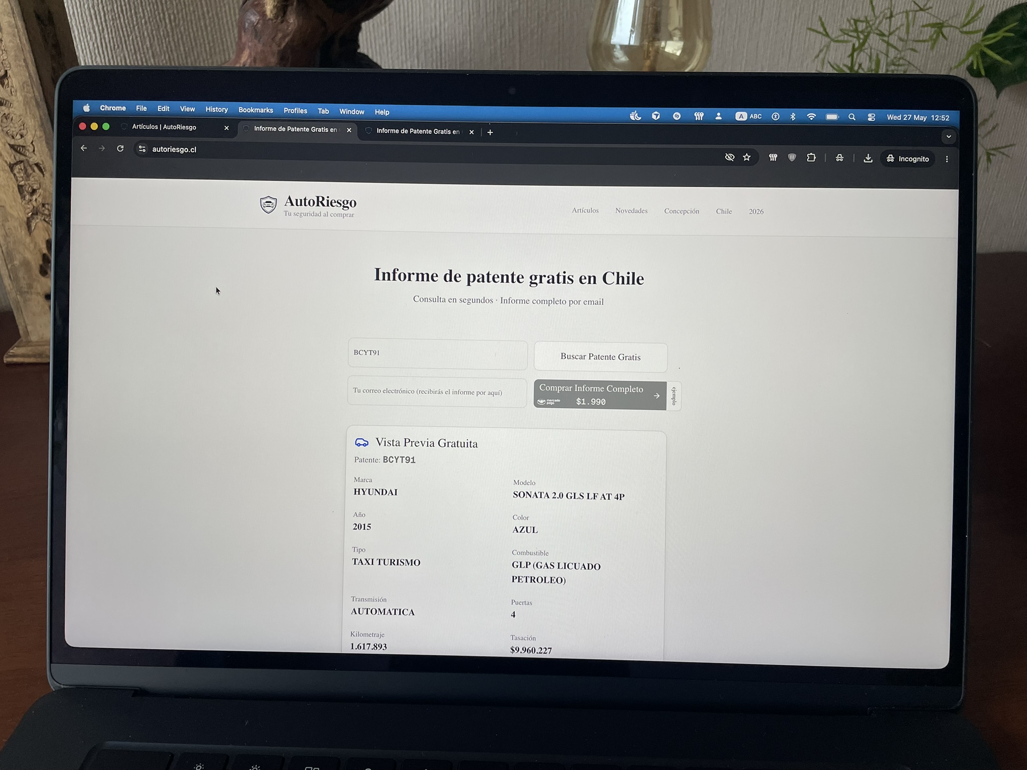 Buscar patente online en Chile: riesgos legales antes de